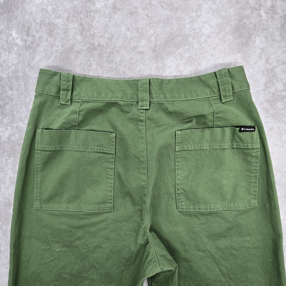 Columbia Green Cotton Blend Button Fly Pants - Picture 10 of 12
